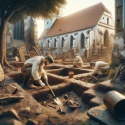 Náhrobky z 13. století objeveny v Uherském Hradišti